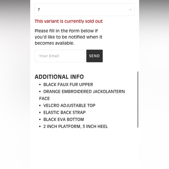 Strangecvlt lily jack o lantern slip on shoes - Picture 8 of 8